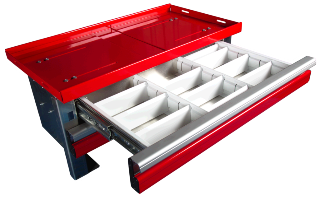 aluminum cabinet company truck body drawer dividers