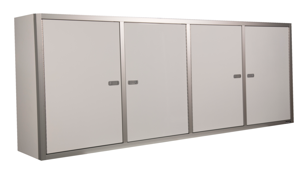 aluminum cabinet company wall white