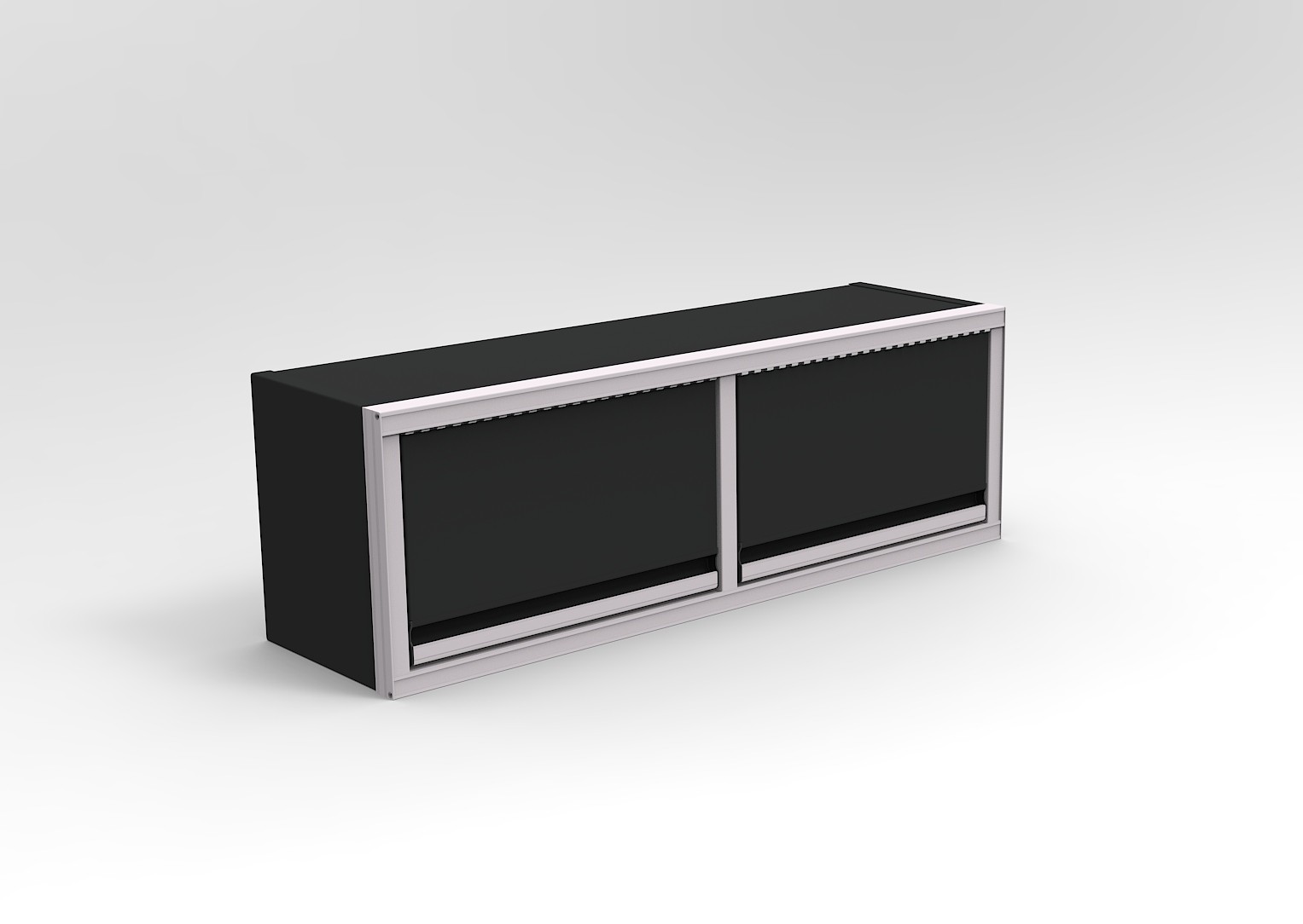 48"W x 14"D x 16"T Aluminum Overhead Cabinet