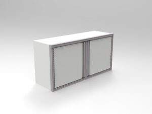 Aluminum 48"W x 24"T x 14"D Wall Cabinet in shop