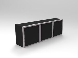 Aluminum Wall Cabinet 72x24x14