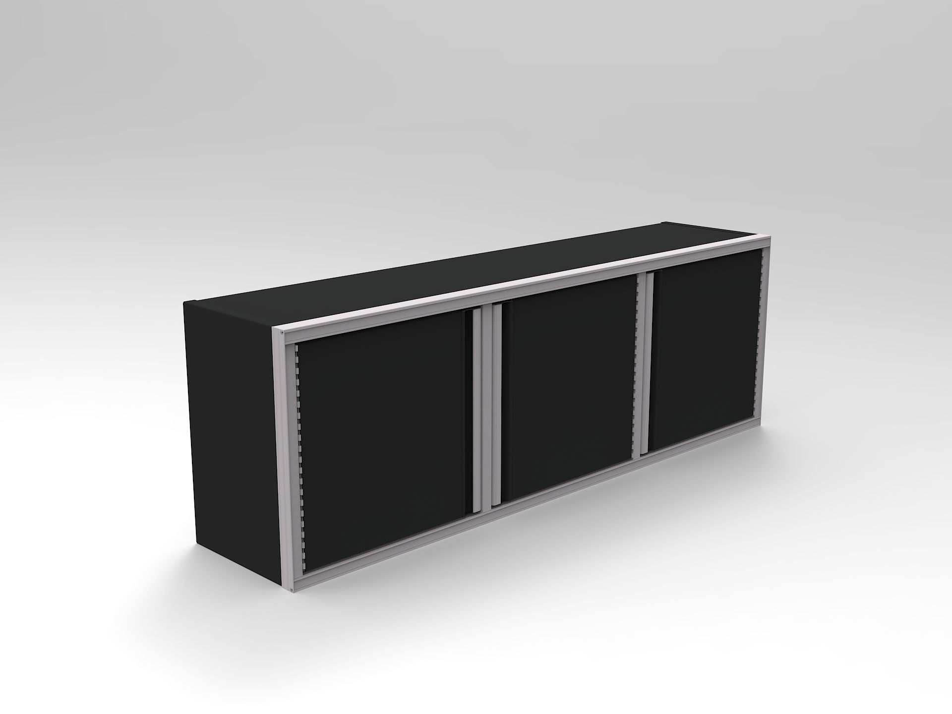 Aluminum Wall Cabinet 72x24x14