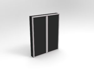 48"W X 8"D X 60"T 2 Bay Wheel Well Cabinet