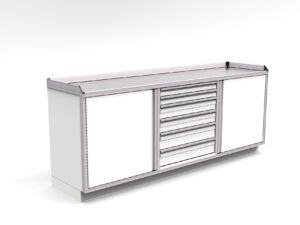 96"W X 24"D X 38"T Garage Base Cabinet with Drawers